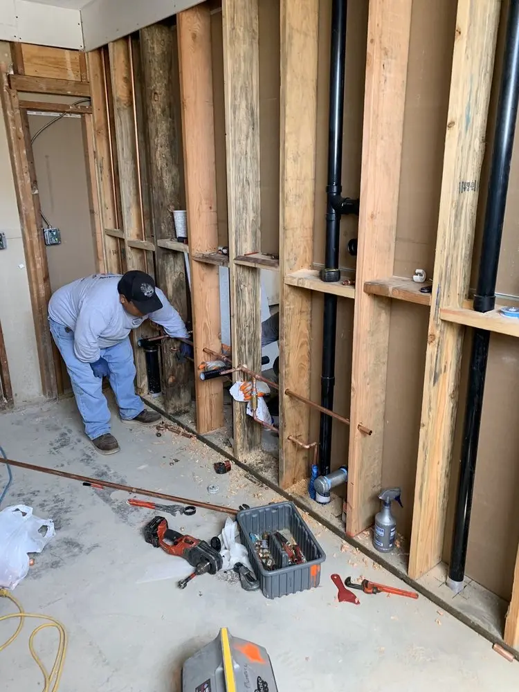 Commercial rough-in plumbing for Gas Line Repair in Dyerstown